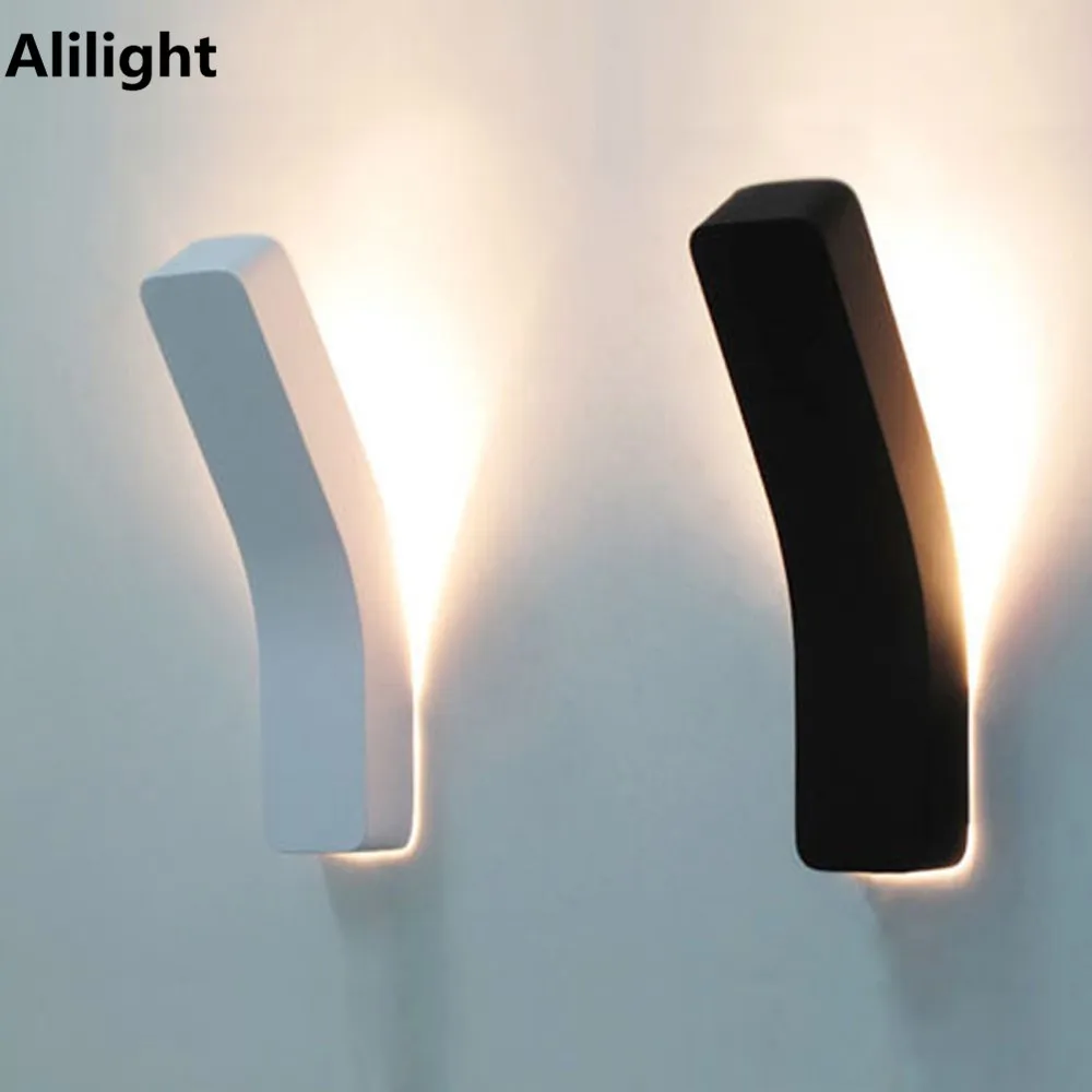 Compare Prices On Led Outdoor Wall Light Fixtures Online Shopping - Elegant E Led Wall Lamp Modern Black White Wall Light Fixture For Barcafe Aisle Loft compare prices on led outdoor wall light fixtures online shopping - elegant e led wall lamp modern black white wall light fixture for barcafe aisle loft