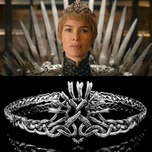 HANCHANG Игра престолов Cersei Lannister Косплей Корона повязка на голову металлические заколки для волос аксессуары, ленты для волос женский Рождественский подарок