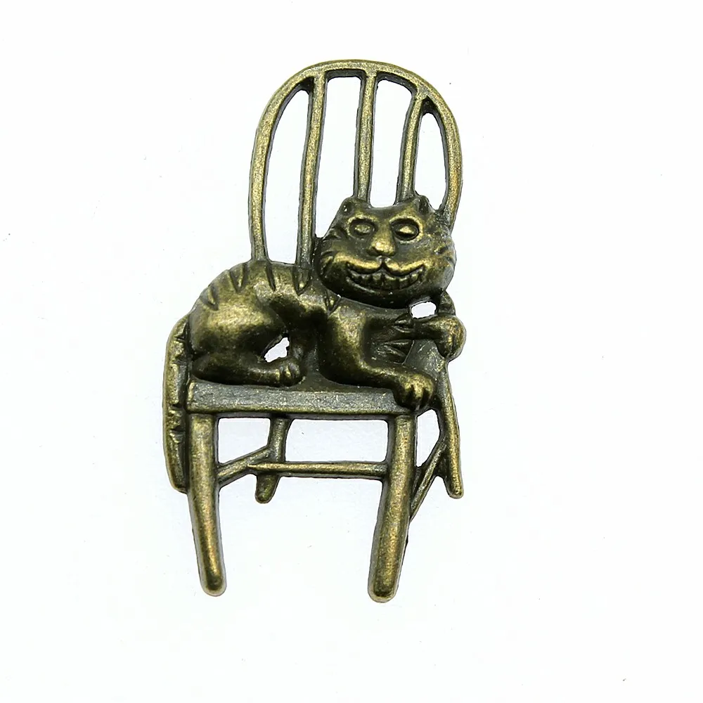 Cat On The Chair Pendant Charms Diy Jewelry Making Jewelry Finding 10pcs Antique Bronze Color 1.6x0.9 inch (40x22mm) Cat On The Chair Pendant Charms Diy Jewelry Making Jewelry Finding 10pcs Antique Bronze Color 1.6x0.9 inch (40x22mm)