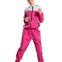 Bonverano женский потогонный костюм для сауны похудение розовое серебро