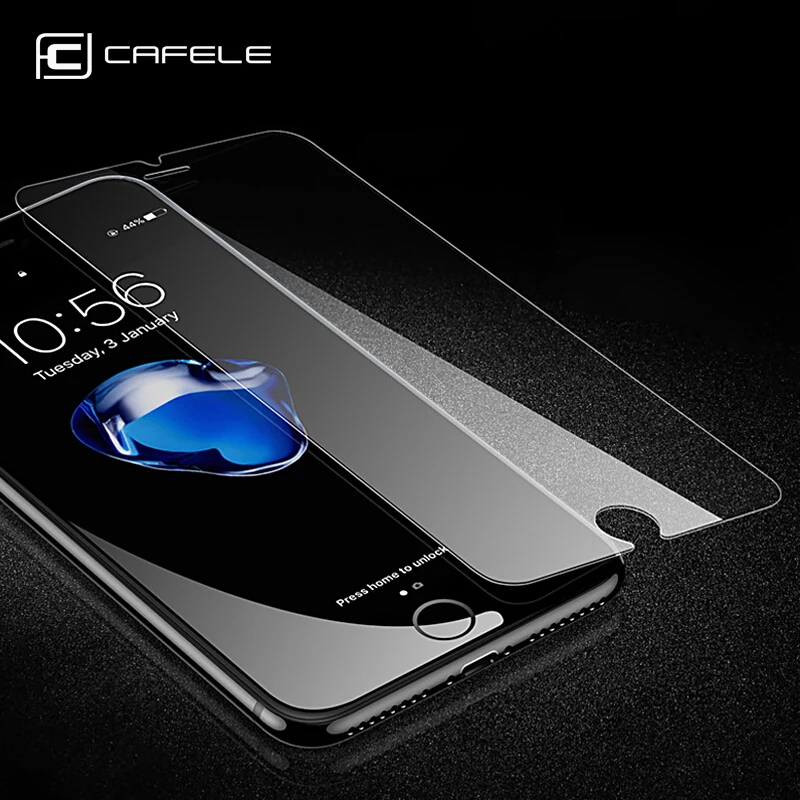  CAFELE Screen Protector für iphone X 7 8 6 6s plus 5 5s se Gehärtetem Glas 2.5D Rand schutz Glas Fi