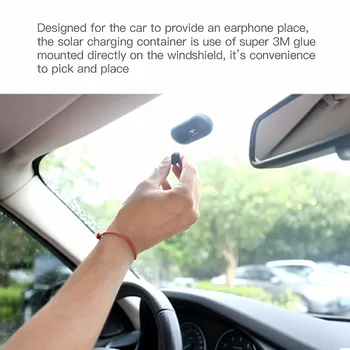 

Sports Solar Powered Headphones Vehicle-mounted Car Headset Bluetooth Car Wireless Earphone Headset Earpiece Single Earbuds