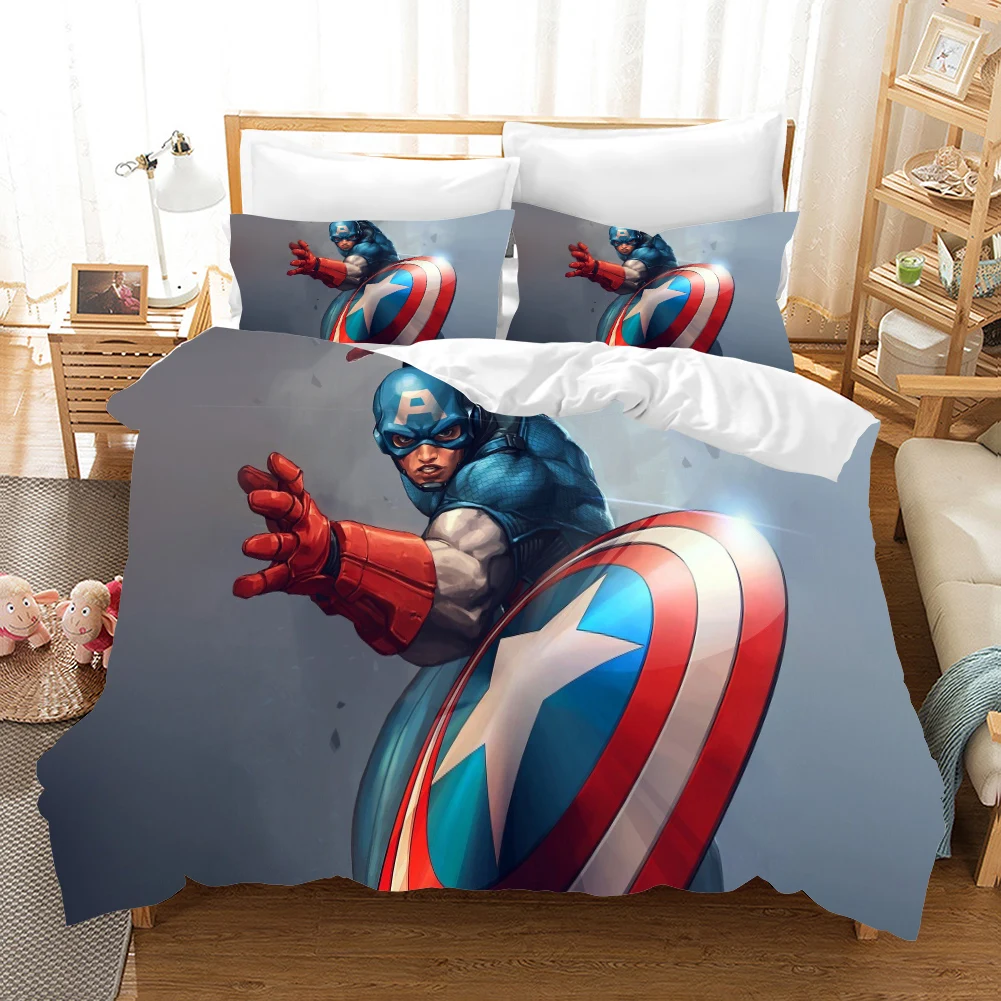 The Avengers iron Man 3d bedding set Duvet Covers Captain America Spiderman Thor Pillowcases comforter bedding sets bed linen The Avengers iron Man 3d bedding set Duvet Covers Captain America Spiderman Thor Pillowcases comforter bedding sets bed linen