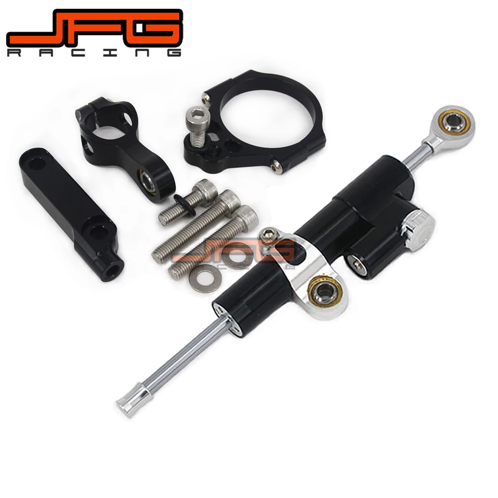 

CNC Steering Damper Stabilizer Linear Reversed Safety Control & Adapter Bracket For KAWASAKI VERSYS1000 2012 2013 2014 2015 2016