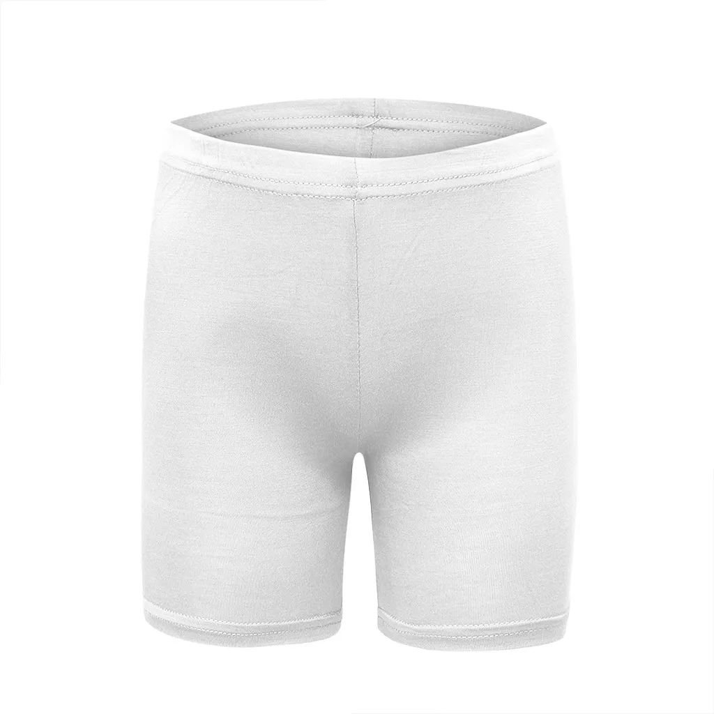 Baby Shorts Girls Summer Dance Shorts Girls Bike Short Breathable And kids Safety Pants Discontinued no stock, please do not buy - Цвет: White