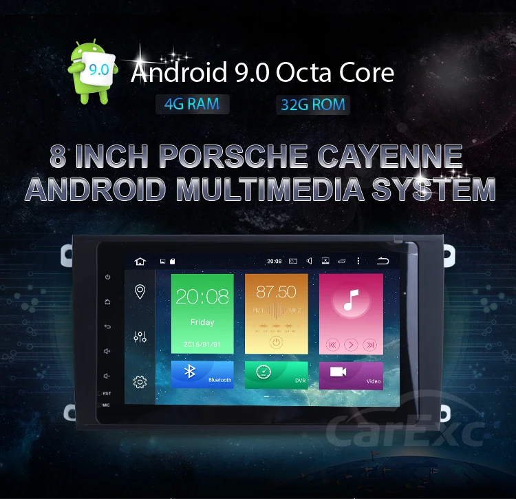 Discount Android 9.0 Octa Cores Car Radio Stereo System For Porsche Cayenne 2003-2010 With Canbus Wifi GPS Navigation Radio Carplay 14