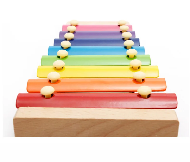 Toy Wooden Music Instrument Frame Style Xylophone Hand Knock Musical Funny Toys Baby Educational Toys Gifts For Children Kids