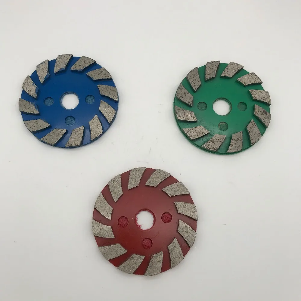 Metal Polishing Pad 4 inch (100 mm) Coarse Grinding Spiral Teeth Wet