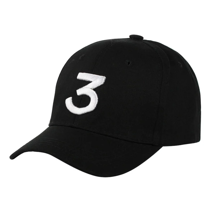 3 цифры напечатанная вышитая буква теннисная бейсболка с возможностью регулировки размера одноцветная шляпа