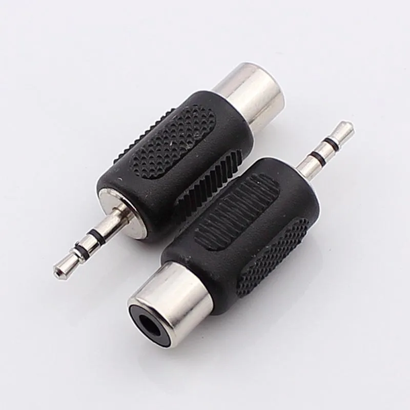 100pcs Jack 2 5mm Stereo Connector Turn Lotus Female Audio Adapter 2 5mm Dual Channel to RCA Female Headphone Plug