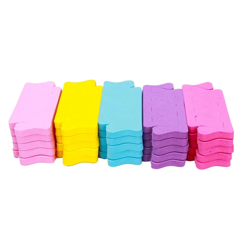 50pcs (25 Pairs) Soft Sponge Toe Separators UV Gel Nail Art Tips For Salon Manicure Pedicure Care Makeup Tools