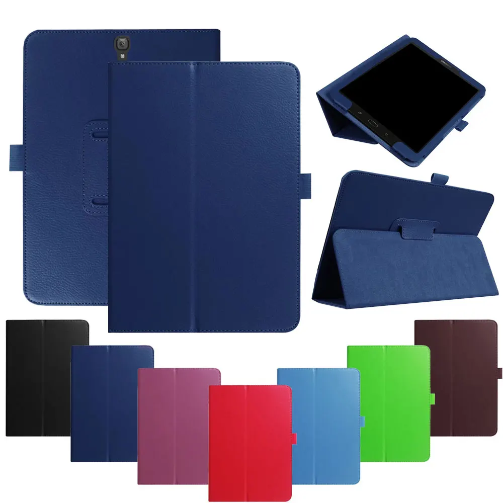 

For Samsung Galaxy Tab S3 9.7 Case SM-T820 T825 Slim Leather Flip Stand Tablet Protect Cover Galaxy Tab S3 9.7 inch Folio Case