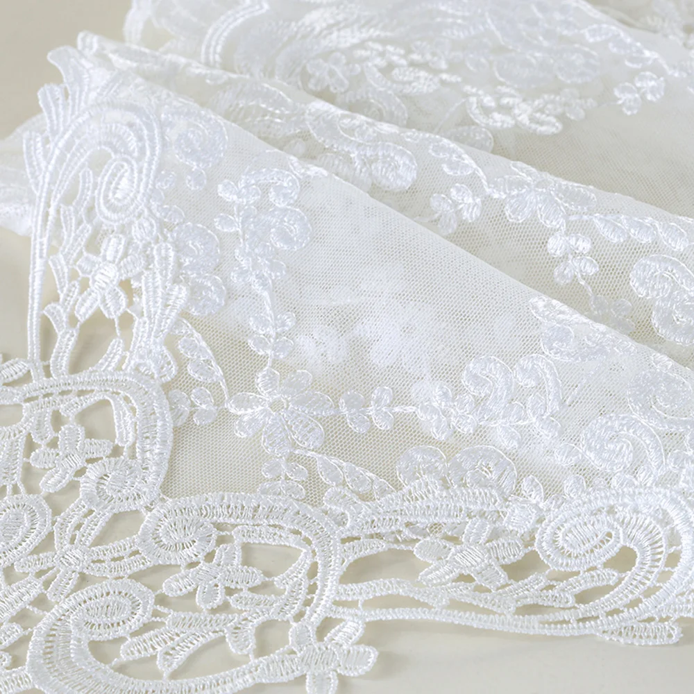 Embroidered Lace Table Runner TV Bench Stand End Table Cover Decoration 30cm x 70 90 120 150 180 210 250 280cm White Gold Black Embroidered Lace Table Runner TV Bench Stand End Table Cover Decoration 30cm x 70 90 120 150 180 210 250 280cm White Gold Black