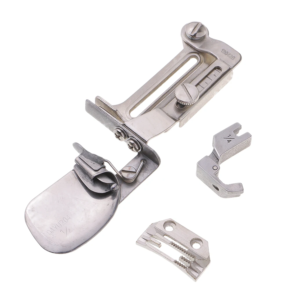 Industrial Sewing Machine Part Clean Finish Shirt Tail Hemmer Attachment Set