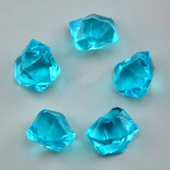 

Free Shipping NEW 20PCS Acrylic Crystal Diamond Pawn Irregular Stone Light Blue Color Game Pieces For Board Game Accessories