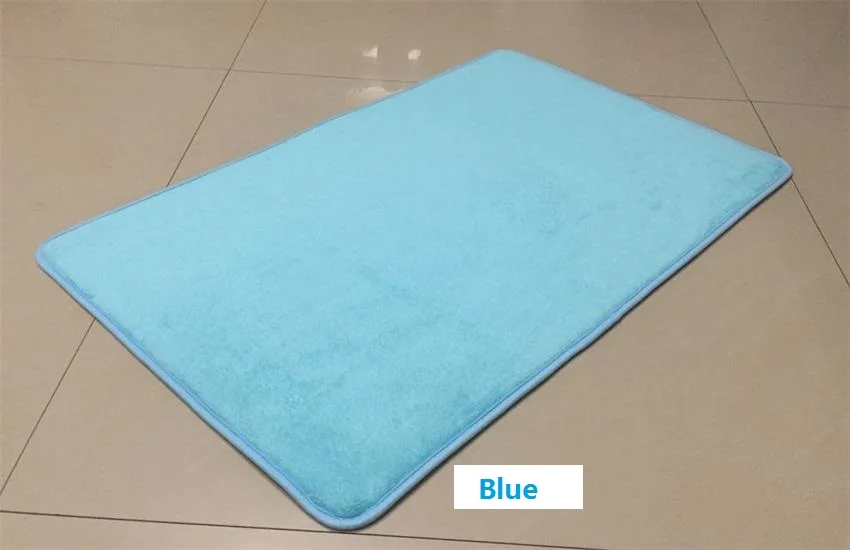 40x60 см прямоугольная пена памяти мягкий коралловый флис коврик для гостиной кровать домашние одеяла детский для ползания коврик для ванной комнаты