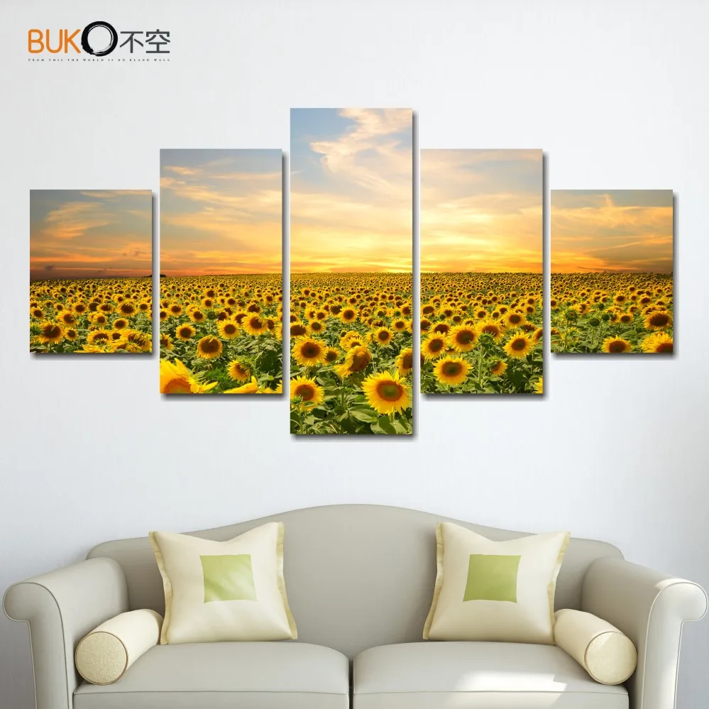 Sunflower Wall Art sunflower wall art promotion-shop for promotional sunflower wall Sunflower Wall Art sunflower wall art promotion-shop for promotional sunflower wall