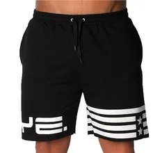 Для мужчин шорты Лето Короткие masculino флаг звезды спортивных вытаскивание спортивные брюки короткие Jogger тренажерные залы шорты мужские