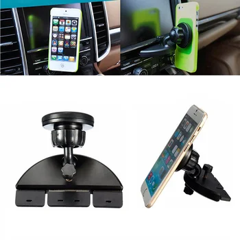 

360ÂºUniversal Magnetic Car CD Dash Slot Mount Holder Cradle For Phone GPS Tablet