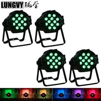 

Free Shipping 4pcs/Lot High Brightness Stgae Dj Lighting 12x3w 3in1 RGB Indoor DMX512 Led Par 64 3CH/7CH