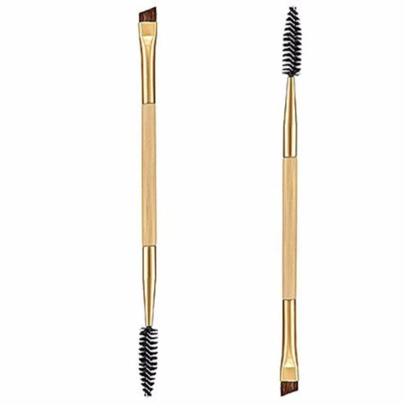 

Professional Eyebrow Makeup Brush Bamboo Handle Double Eyebrow Brush + Eyebrow Comb Cosmetic Make Up Tool 1PCS Aug 9