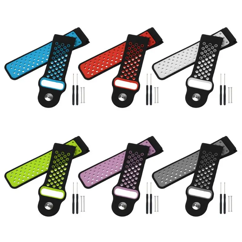 

Silicone Sport Replacement Wrist Band Strap With Tools For Garmin Vivoactive HR Smart Watch