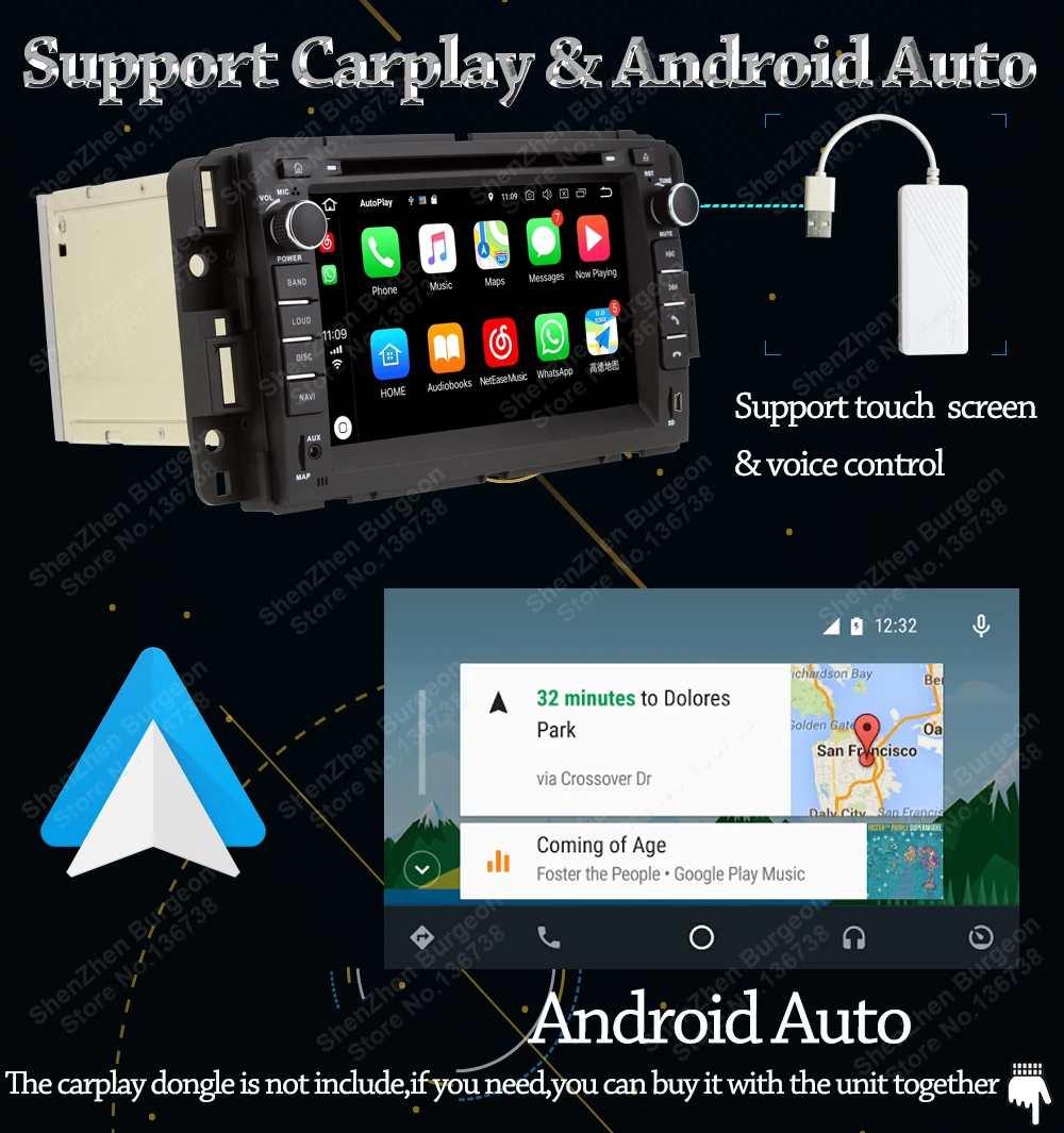 Best Octa Core Android 8.0 Car DVD Player for Chevrolet Silverado 1500 2500 3500 Avalanche Suburban Tahoe 2007-2012 Car Radio 4GB RAM 15