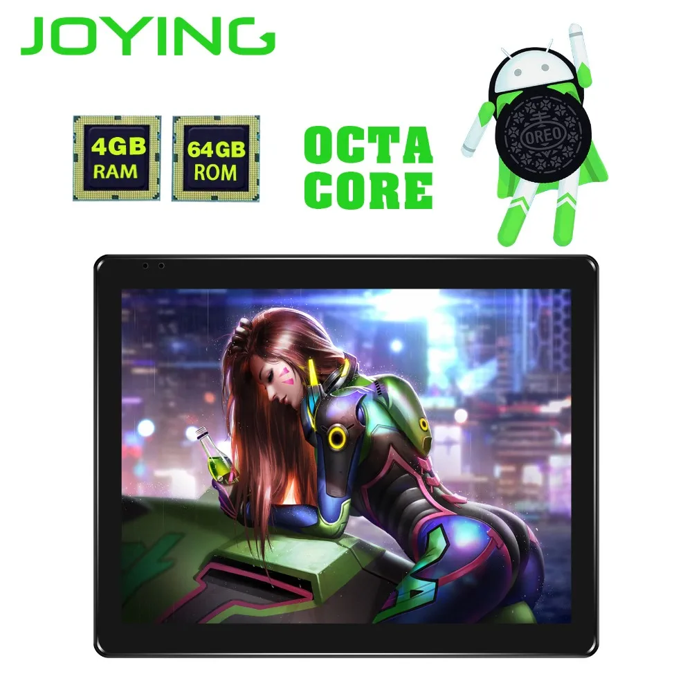 

JOYING 4+64G ROM Android 8.1 9.7" Car Radio Play Universal Head Unit 1024*768 Touch Screen Single Din Car Stereo with Bluetooth