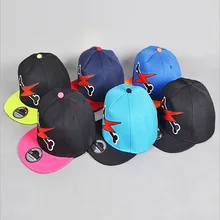 2016 Lightning bones Baseball Cap Kid Boys And Girls Bones Snapback Hip Hop Fashion Flat Hat Baby