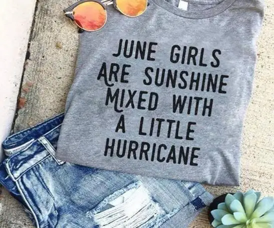 womens t shirt Sunshine mixed with a little hurricane