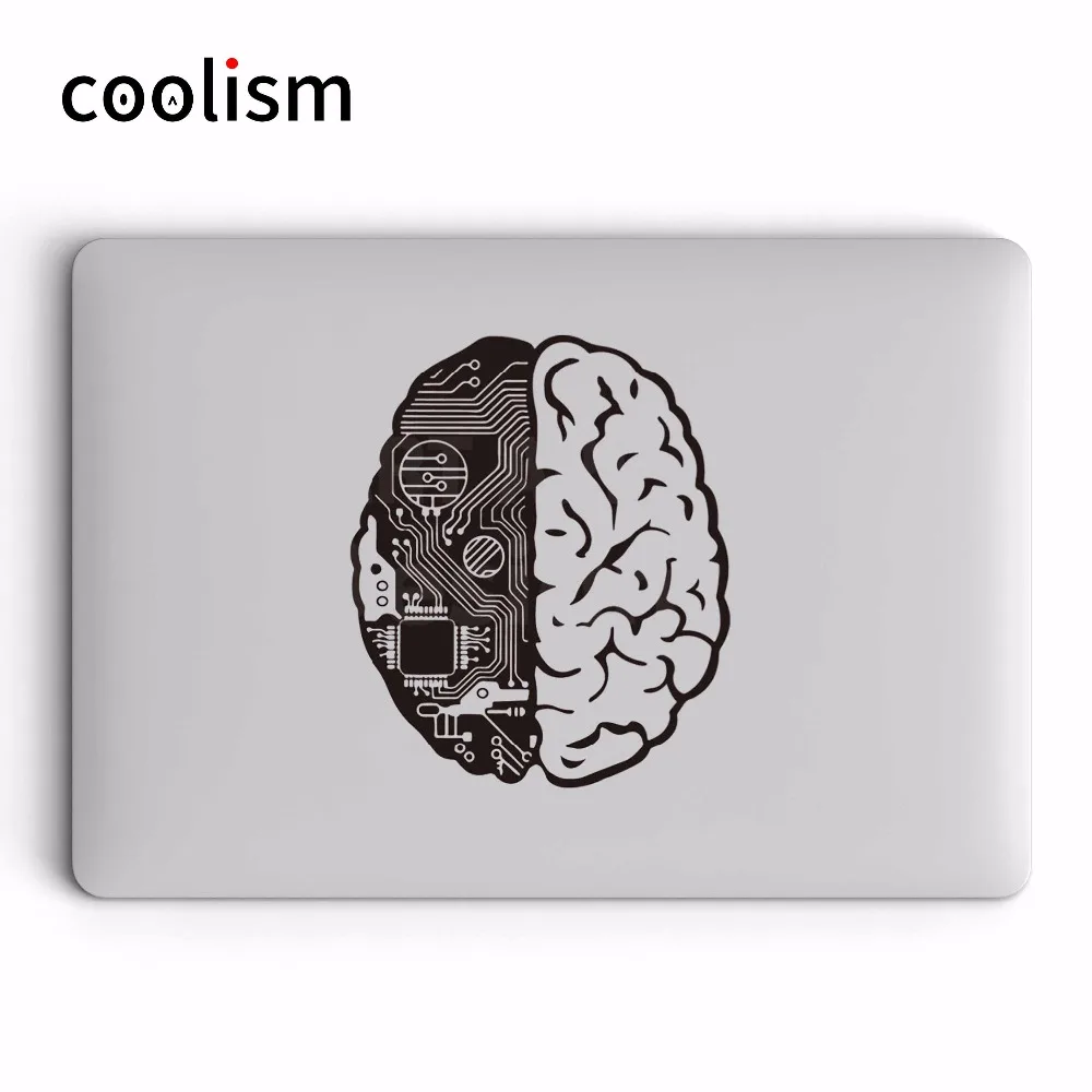 Прохладный компьютерный мозг ноутбука Наклейка Стикеры для Apple MacBook Pro Air Retina 11 12 13 15 дюймов Mac hp поверхность книга виниловая наклейка