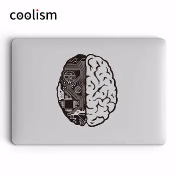 

Cool Computer Brain Laptop Decal Sticker for Apple MacBook Pro Air Retina 11 12 13 15 inch Mac HP Surface Book Vinyl Skin Decal