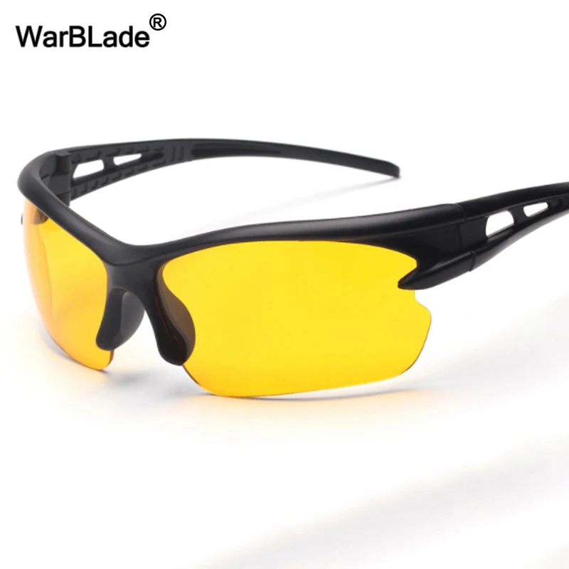 

WarBLade New Night-Vision Sun Glasses Outdoor Sports Fishing Sunglasses Night Drivers Anti Glare Driving Goggles Eyewear Oculos