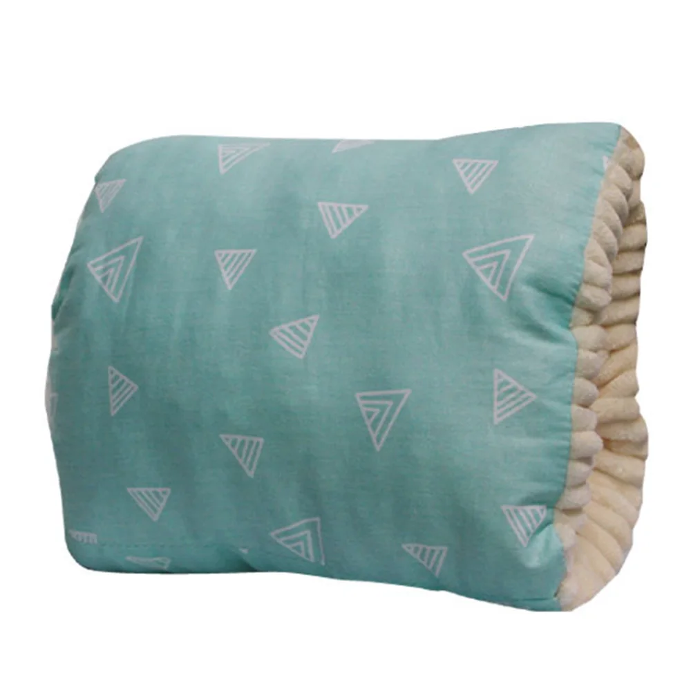 Регулируемая детская хлопковая подушка для рук Грудное вскармливание моющаяся подушка для грудного вскармливания мягкая прокладка для локтя - Цвет: triangle