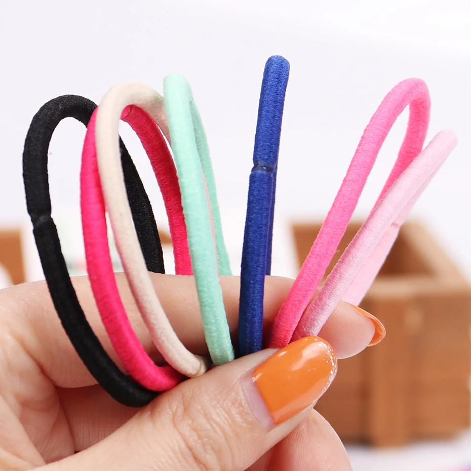 18PCS/Sets Kids Color Hair Tie Set Women Fashion Hair Bands Hair Accessories Trendy Hairband Women Elastic Sets Braid Elastic wide headbands for short hair