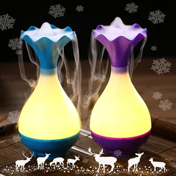 

USB Electric Aroma Air Diffuser Wood Ultrasonic Air Humidifier 300ml Essential Oil Aromatherapy Cool Mist Maker For Home