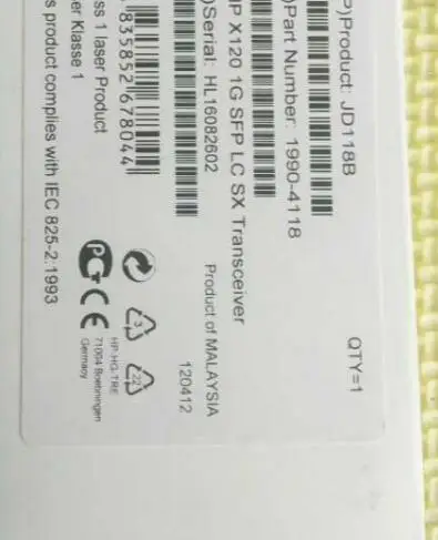 

JD118B X120 1G SFP LC SX