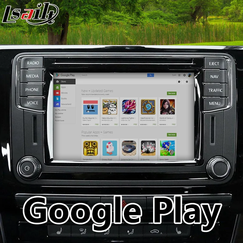 Android 7,1 gps навигационная коробка для Volkswagen Golf 7 Passat Skoda MIB MIB2 MQB видео интерфейс Поддержка CarPlay по Lsailt