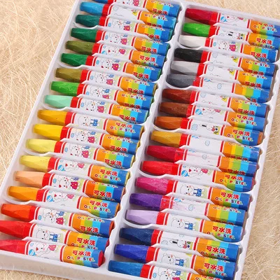 

Selling 12 color 24 color 36 color oil pastel crayons colored pencils stationery Cartoon Children Gift Set