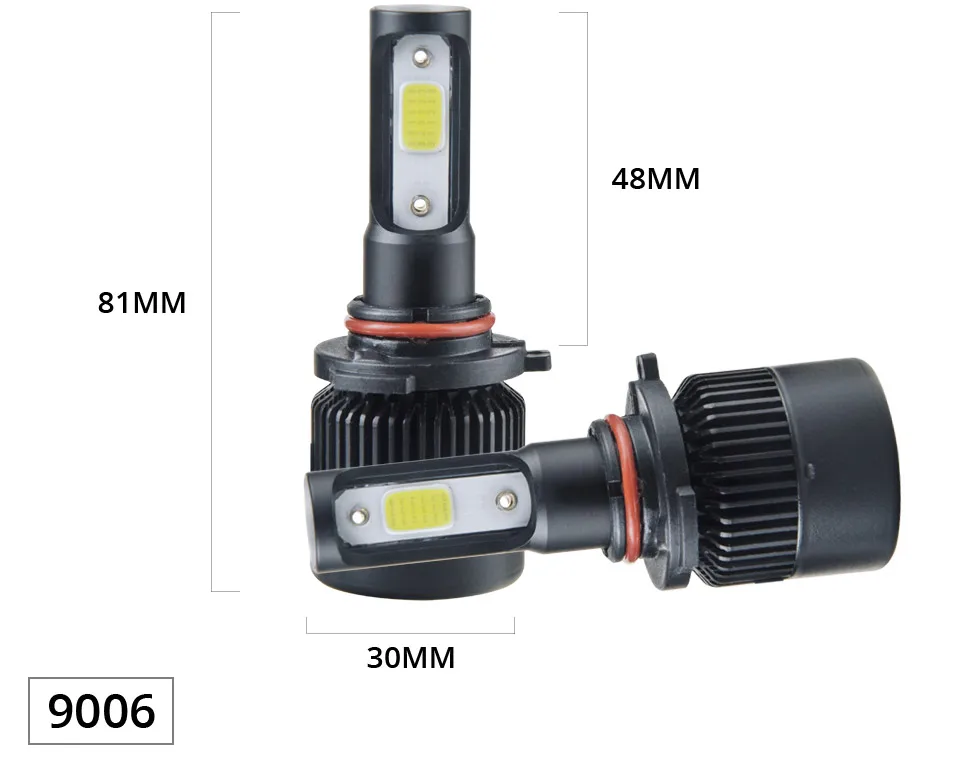 Aceersun H7 LED Bulb Car Headllight H4 LED H1 H11 9005 72W Fog Light 12V 24V Auto Headlamp Lamps 8000LM 6500K Car mini cob chip (12)