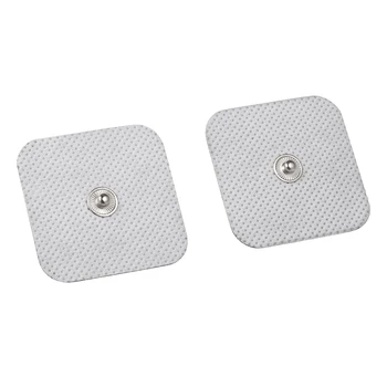 

10pcs 4*4cm Self Adhesive Replacement Electrode Pad Digital TENS Non-woven for Muscle Stimulator Tens Machine Pads