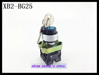 

4Pcs/Lot BG25 XB2-BG25 2 Position 1 NO 1 NC N/O N/C Locked Maintained Key Operated Selector Switch