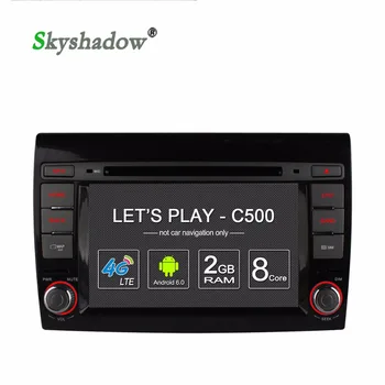 

C500 8 Core+2G RAM+4G LTE Android 6.0 Car Multimedia DVD player GPS WIFI Bluetooth RDS Radio TPMS DVR camera DAB+ For Fiat Bravo