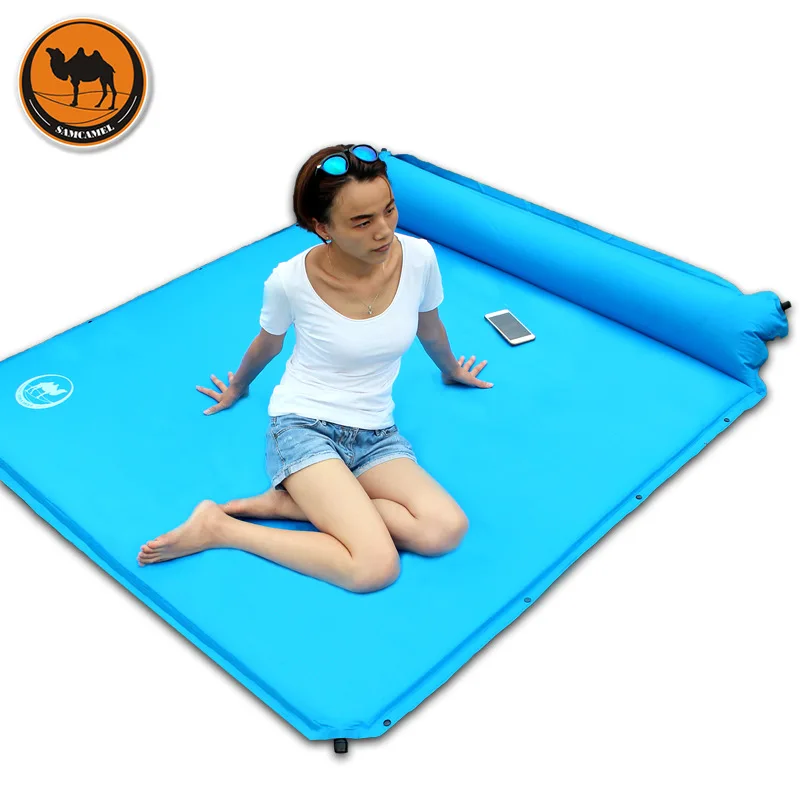 CS-033-3 توسيع 160 cm التلقائي للنفخ فراش وسادات للخارج 190*160*3.5 cm كبيرة spack التخييم حصيرة ل 2 الأشخاص