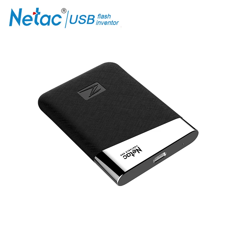

Netac Z6 Type C USB 3.1 Portable SSD Max Write Speed Up To 400MB/s Mini Size Light 240GB 480GB 960GB External Solid State Drive