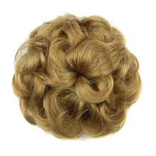 Soowee, 8 цветов, в форме цветка, синтетические волосы, кудрявые волосы, шиньон, Резиновая лента для волос, булочка, Пончик, волосы, роликовые волосы для женщин