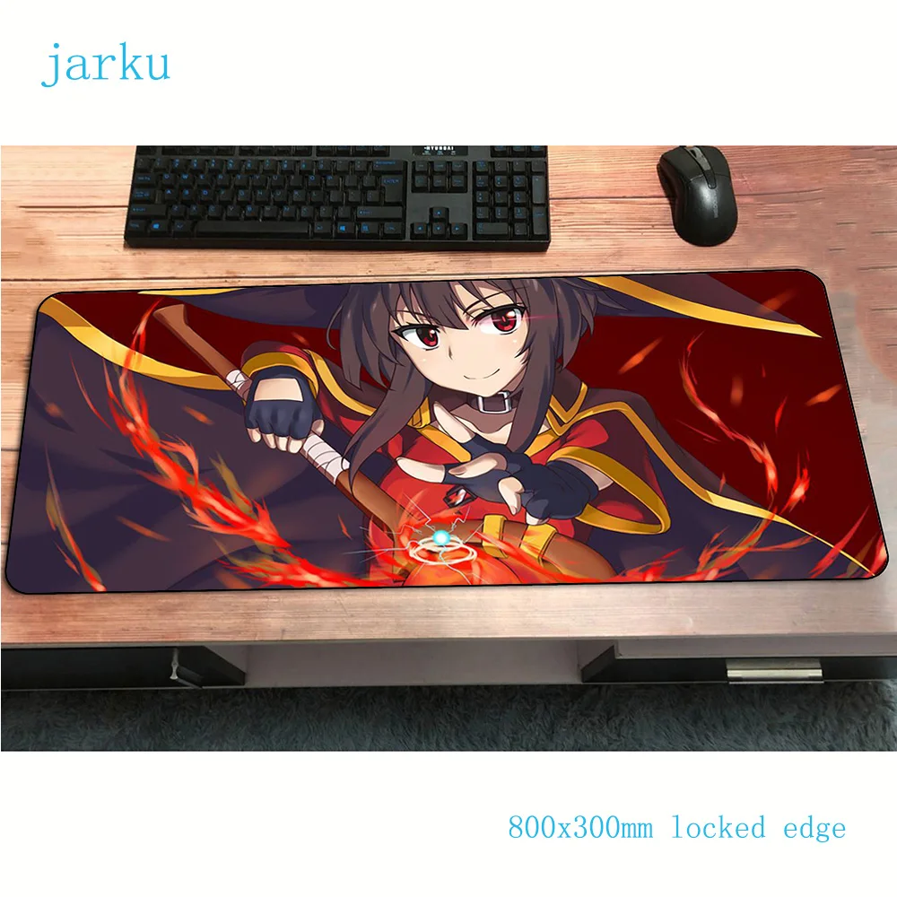 Коврик для мыши megumin 800x300x3 мм профессиональный игровой коврик большой с