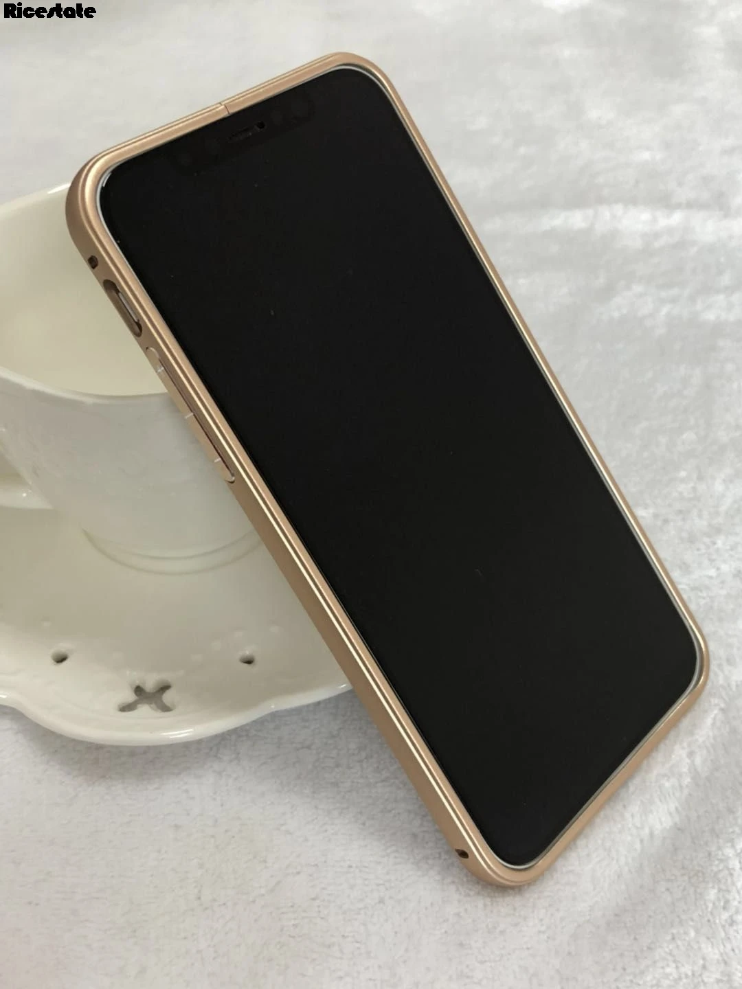 Металлический Ультратонкий чехол-рамка s для iphone X XS MAX XR, Роскошный Алюминиевый Чехол-Бампер для iphone 5, 5S, 6, 6 S, 7, 8 Plus, чехол-рамка - Цвет: Gold