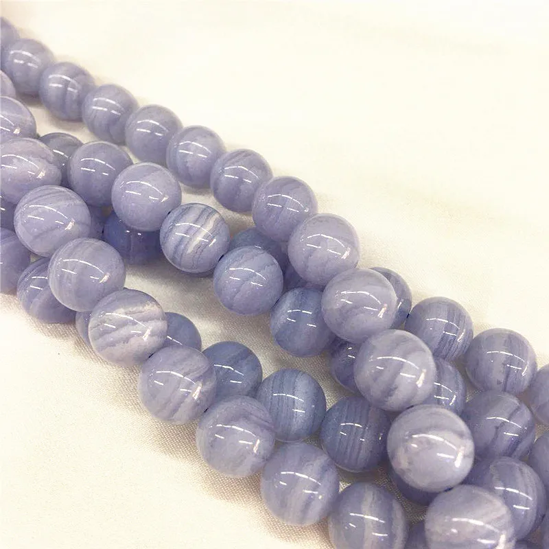 

4-12MM 1Strand/Pack 100% Pure Natural Purple Semi-precious Stone Jewellery Loose Strands Beads