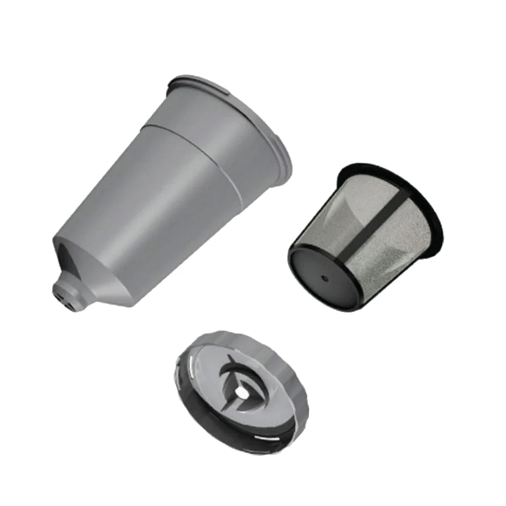 Reusable Stainless Steel Filters Refillable Coffee Capsules Pod Lid Filter Basket and Bottom Cup Filter Coffeeware for Keurig 